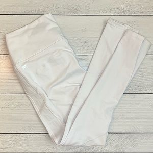 Fabletics white powerhold leggings medium